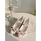 Pure Tea For Dream Angel Love Knot Medium Heel Shoes(Pre-Order/8 Colours/Full Payment Without Shipping)